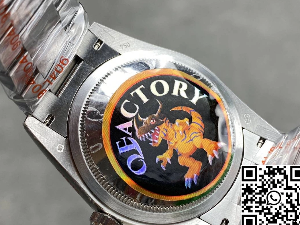 Day M128236-0018 v5 Tungsten Factory QF Date Steel White Dial 36mm Rolex 0217